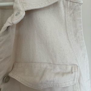 Sleeveless Shirt Jacket